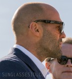 Jason Statham wears Ray-Ban RB2140 Wayfarer sunglasses in Operation Fortune.