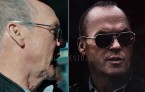 Michael Keaton is sporting RE Aviator sunglasses in American Assasin.