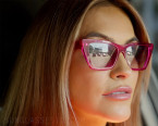 Chrishell Staus wears Saint Laurent SL276 Mica sunglasses in Season 6 of Selling Sunset.