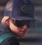 Kristen Stweart as JT Leroy wears Solar Shield fit-over sunglasses