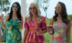 The three friends Cloe, Lisa and Astrid wear Blue, Orange and Yellow sunglasses in Episode 2 of the series Sirens.
