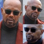 Samuel L. Jackson wears Modo 657 sunglasses in Shaft (2019).