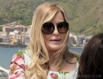 Jennifer Coolidge wears Versace 4413 sunglasses in Season 2 of HBO series The White Lotus.