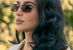 Kim Kardashian wears Cartier Signature C de Cartier CT0498S sunglasses in All's Fair.