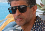 Raza Jaffrey wears Gucci GG1494S sunglasses in the Amazon series Malice.