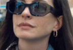 Anne Hathaway wears L.G.R Karthoum sunglasses in the movie The Devil Wears Prada 2