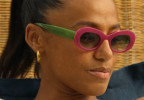 Shalom Brune-Franklin wears L.G.R x Maria de la Orden Dalia sunglasses in the series The Girlfriend.