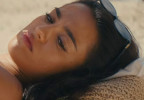 Maia Reficco wears Miu Miu MU 04ZS sunglasses in the movie The Last Sunrise.