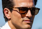 Paul Anthony Kelly as John F. Kennedy Jr. wears Moscot Frankie Sun in the FX series Love Story.