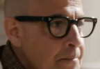 Stanley Tucci wears Moscot Vilda eyeglasses in the movie Fountain of Youth.