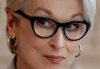 Meryl Streep wears Prada PR 05XV eyeglasses in the movie The Devil Wears Prada 2