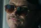 Luke Hemsworth wears Ray-Ban RB2205 Bill sunglasses in Episode 3 of The Terminal List: Dark Wolf.
