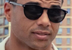 Mason Gooding wears black Vogue VO5599S sunglasses in the movie 72 Hours.