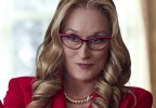Meryl Streep wears Alain Mikli A02003 Red/Pink/Gray eyeglasses in Don't Look Up.