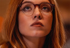 Sydney Sweeney wears a pair of two-tone eyeglasses in the movie Madame Web (2024).