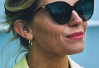 Sienna Miller wears Gucci GG1011S sunglasses in My Mother's Wedding.