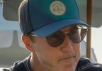 Edward Norton wears Persol PO3166S sunglasses in Glass Onion: A Knives Out Mystery.