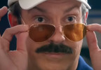 Jason Sudeikis wears Ray-Ban RB3025 Aviator sunglasses in Season 4 of Ted Lasso