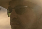 Billy Bob Thornton wears Ray-Ban RB3671 Chromance sunglasses in the series Landman.
