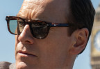 Michael Fassbender wears a second pair of sunglasses in Black Bag (2025) that is not yet identified.