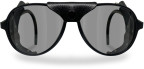 Black aviator glacier sunglasses