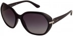 Prada PR 14NS, Shiny Black frame, Grey gradient lenses