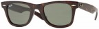 A standard pair of Ray-Ban 2140 Wayfarer sunglasses with tortoise frame