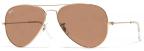 Ray-Ban 3025 Gold (arista) frame, Brown lenses