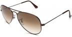 Ray-Ban RB 3025 Aviator, brown frame/ brown gradient lenses.