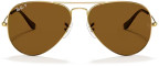 Ray-Ban RB3025 Aviator, Gold (Arista) frame, Brown Polarized lenses