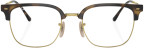 Ray-Ban RX7216 New Clubmaster, Havana on Gold