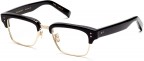 Dita Statesman eyeglasses, black and 12K gold