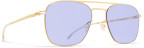 Mykita Claas, Glossy Gold frame and Jelly Purple Solid lens, ref. 10079818