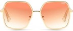 Quay Undercover wit gold frame and rose gradient lens
