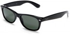 Ray-Ban RB2132 New Wayfarer Black frame / Crystal Green lenses