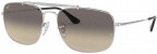 Ray-Ban Colonel RB3560 003/32 58-17, Silver Frame, Clear Grey Gradient lenses