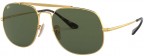 Ray-Ban RB3561 General 001 57-17, Gold frame, Green Classic G-15 lens