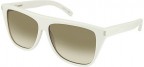 Yves Saint Laurent SL 1 FMZ/HA, white frame / gradient brown lenses