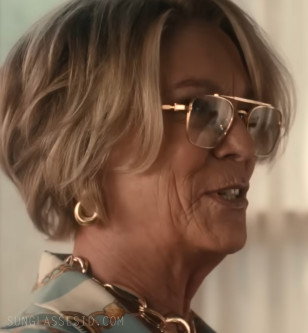 Jamie Lee Curtis wears Akoni Europa eyeglasses in Scarpetta.
