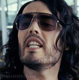 Russell Brand with his Alexander McQueen 4099 sunglasses in the movie Get Him To