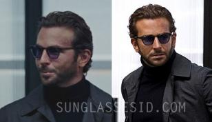 Bradley Cooper, as Templeton "Face" Peck, wears Allyn Scura Legend sunglasses in