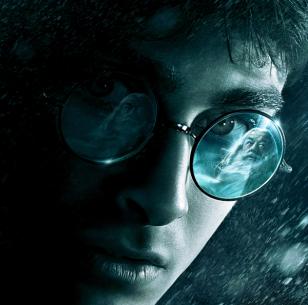 The glasses on a teaser poster for Harry Potter and the Half-Blood Prince