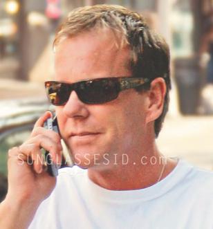 Kiefer Sutherland wearing tortoise Blinde The Mac Steed sunglasses