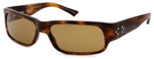 Blind Mac Steed sunglasses, tortoise frame, brown lenses