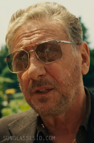 Sergio Castellitto wears Brunello Cucinelli Sartorial Sunset sunglasses in Season 2 of The Gentlemen.