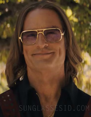 Josh Holloway as Jim wears vintage aviator sunglasses sunglasses in Duster.