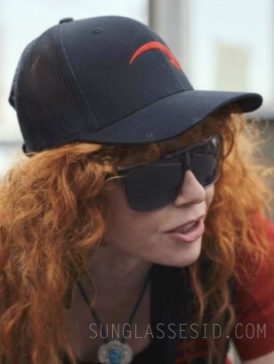 Natasha Lyonne wears Carrera sunglasses in Episode 1 of Season 2 of Poker Face.