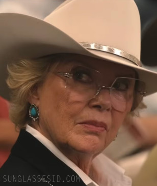 Annette Bening wears Dita Embra DTX155-A eyeglasses in Dutton Ranch.