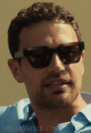 Theo James wears Dolce & Gabbana DG4413 sunglasses in Season 2, Episode 6 of The Gentlemen.