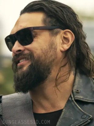 Jason Momoa wears a pair of Electric Knoxville XL sunglasses in the movie The Wrecking Crew.